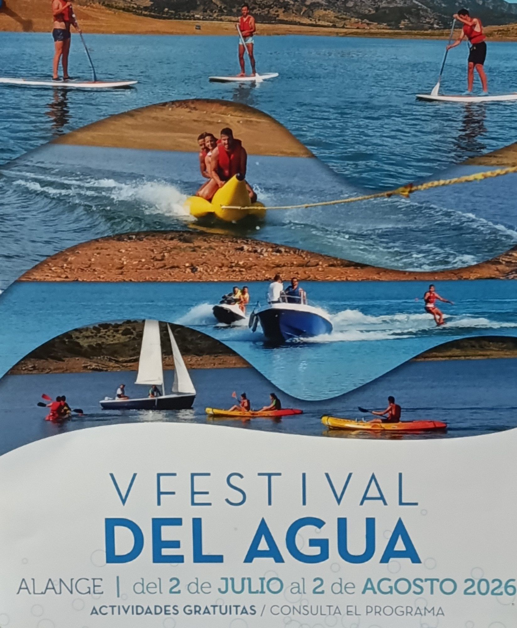 Cartel del Festival del Agua de Alange, edición de 2026