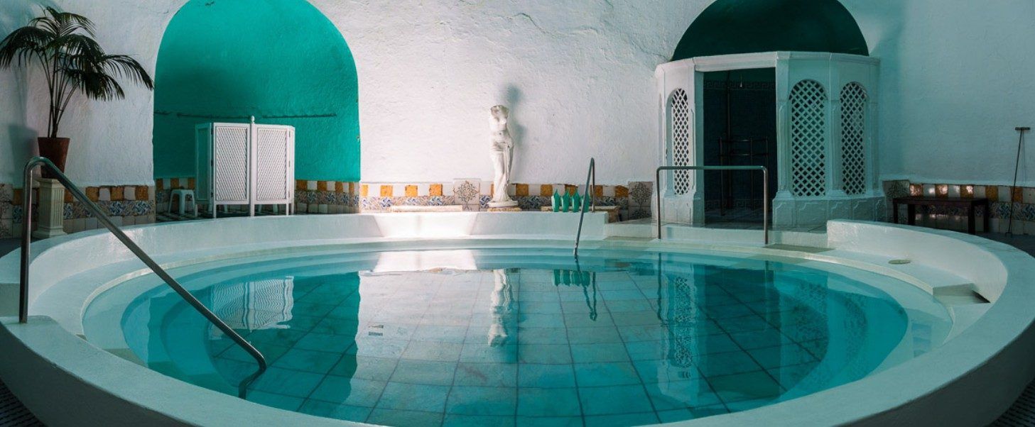 Piscina de las termas de Alange