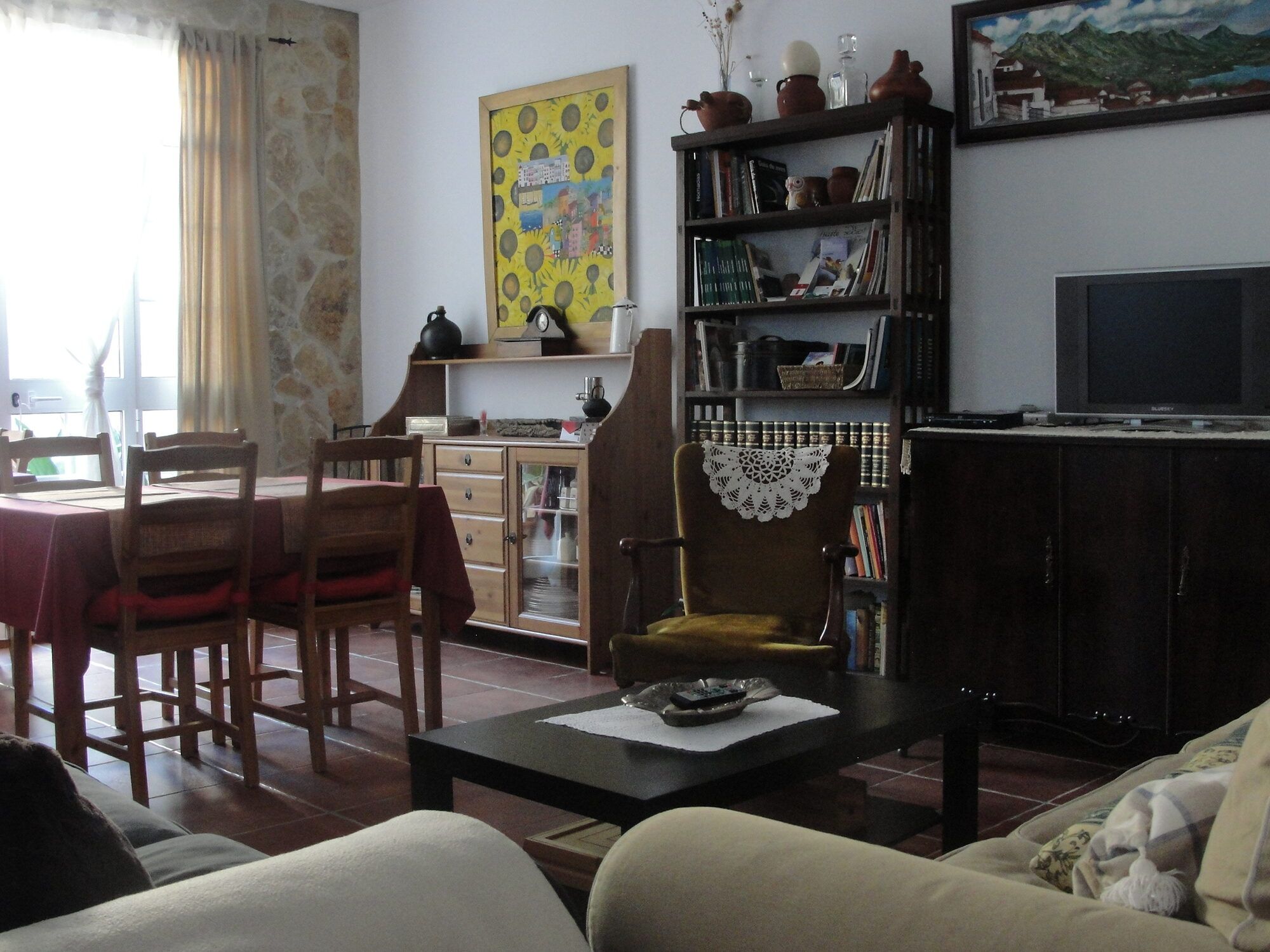 Plano general del salón-comedor de la casa