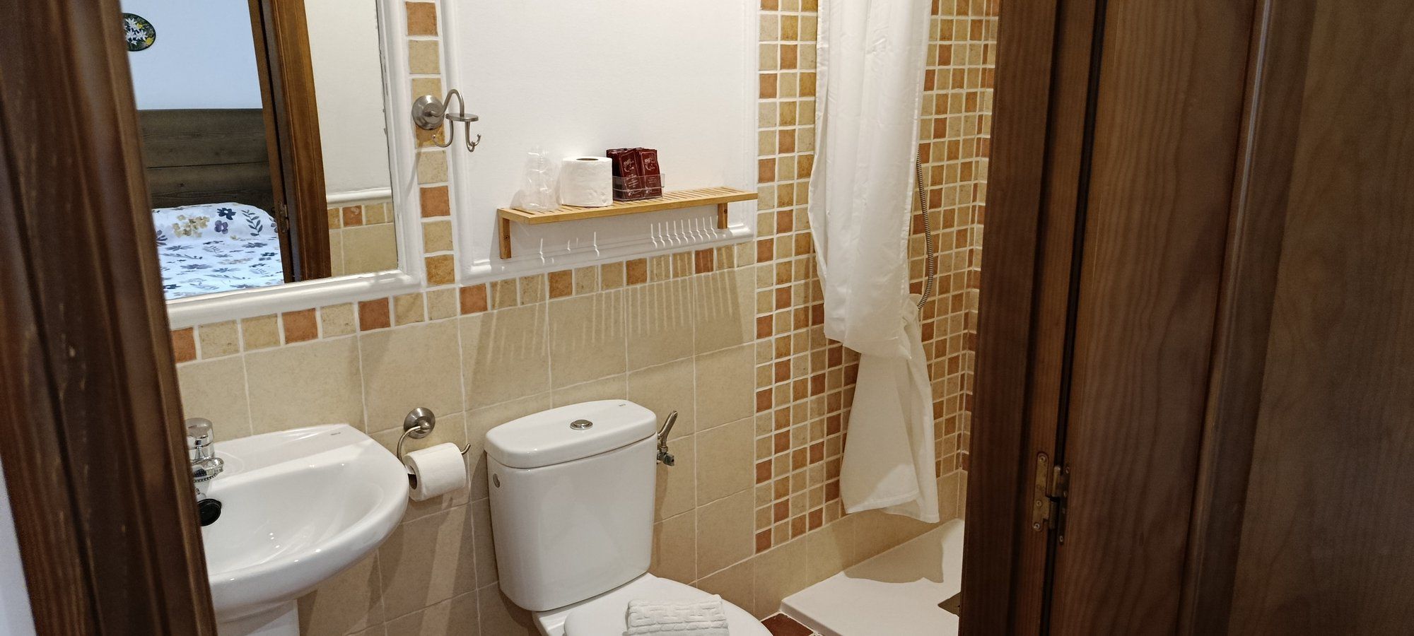 Baño privado de la habitación Violeta